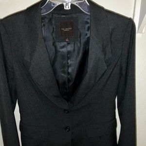 Charcoal Gray Women's Two Piece Pant Suit (Size 2)